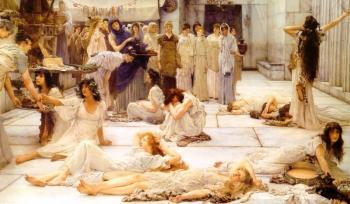 Sir Lawrence Alma-Tadema : The Women of Amphissa